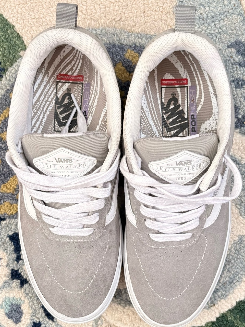 VAN’S Kyle Walker Skate Shoe Men’s Size 7 with Pop Cush Footbed